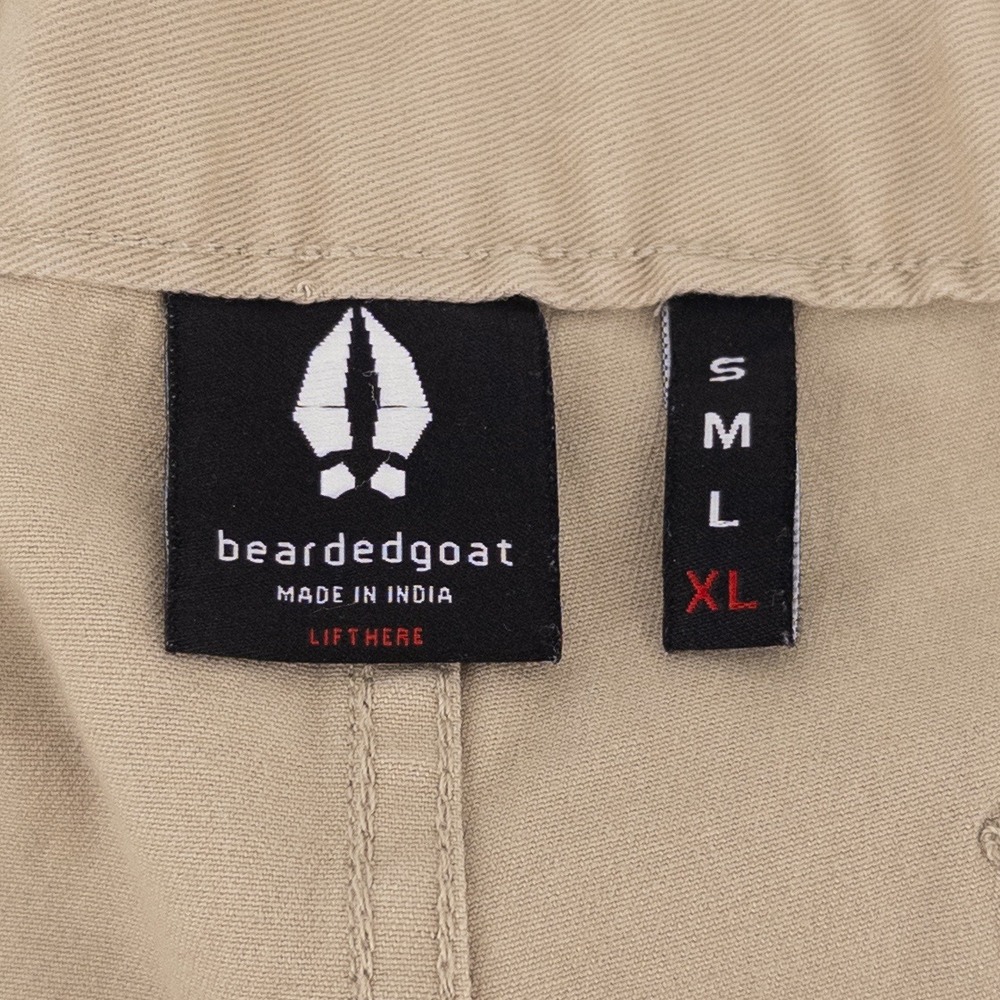 Bearded Goat Mens XL Boundless Pant Tan Adjustable Bungee Hem Huckberry Hiking - Picture 10 of 16
